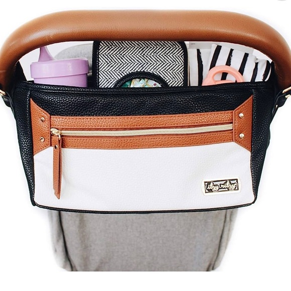 Itzy Ritzy Coffee & Cream Diaper Bag Set - Picture 3 of 6